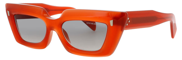 CUTLER AND GROSS CGSN-1408 Frame TOMATO Lens GREY GRADIENT