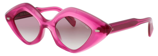 CUTLER AND GROSS CGSN-9126 Frame OPAL FUSCIA Lens ROSE GRADIENT