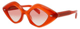 CUTLER AND GROSS CGSN-9126 Frame TOMATO Lens ORANGE GRADIENT