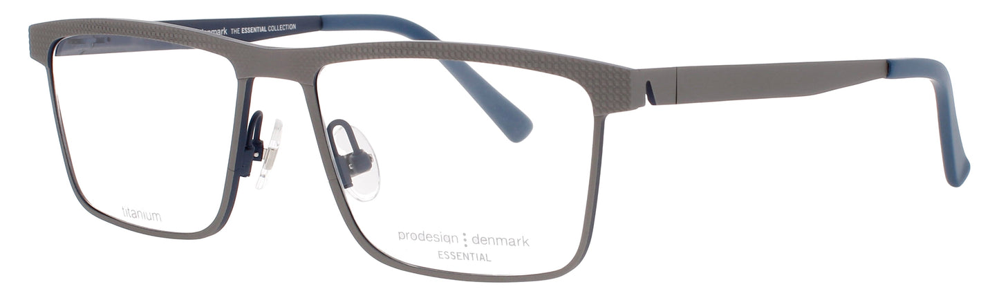 PRODESIGN 1448 Frame MATTE SILVER Lens DEMO