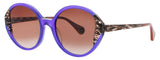 WOOW SUPER-SKY-1 Frame CLEAR KLEIN BLUE Lens BROWN GRADIENT