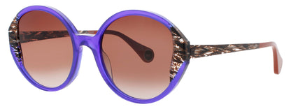 WOOW SUPER-SKY-1 Frame CLEAR KLEIN BLUE Lens BROWN GRADIENT