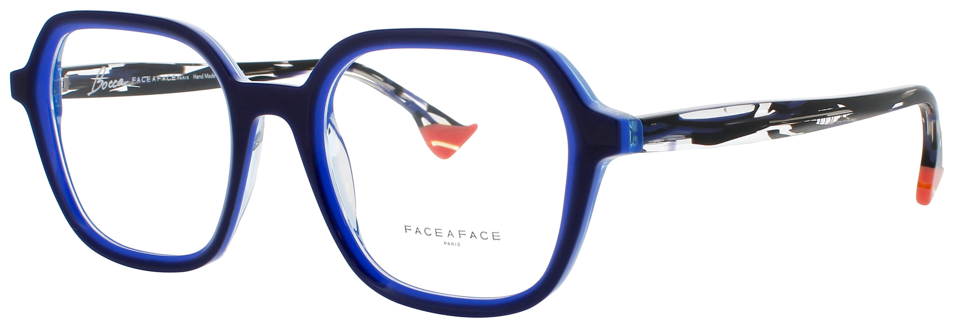 FACE A FACE BOCCA SCULPT 2 Frame BLUE MARINE FLASH 64TH Lens DEMO