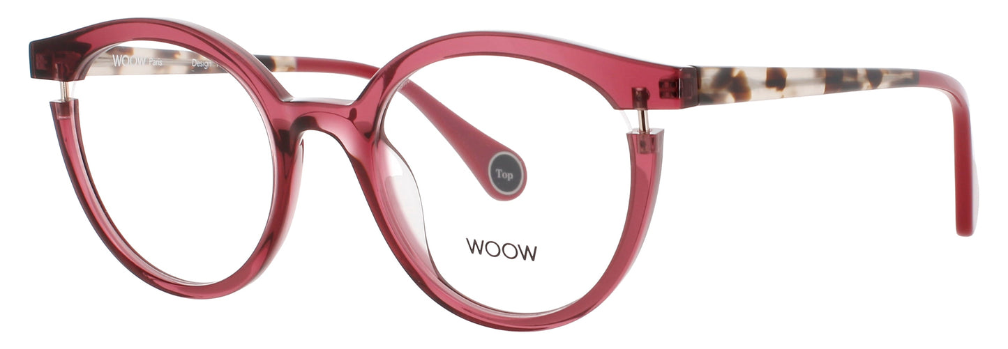 WOOW ROOF-TOP-2 Frame DARK OLD ROSE Lens DEMO