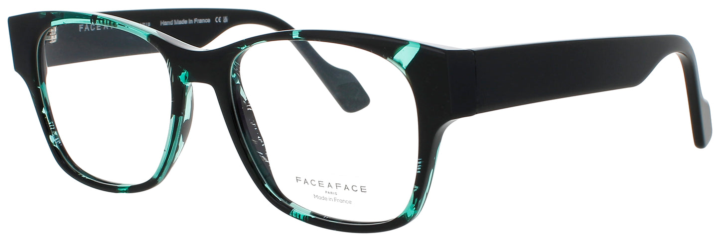 FACE A FACE JAMES 1 Frame TORTOISE BLACK GREEN Lens DEMO