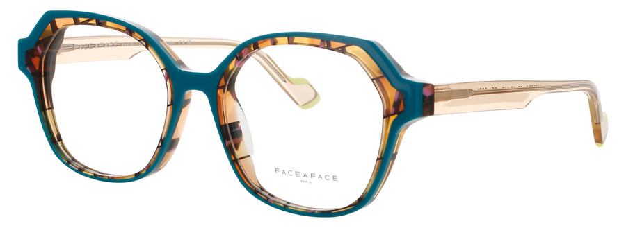 FACE A FACE WISPER 2 Frame OPAQUE DARK TURQUOISE Lens DEMO