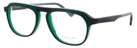 FACE A FACE CLOUD 1 Frame MARINE BLUE / NEON LIME GREEN Lens DEMO