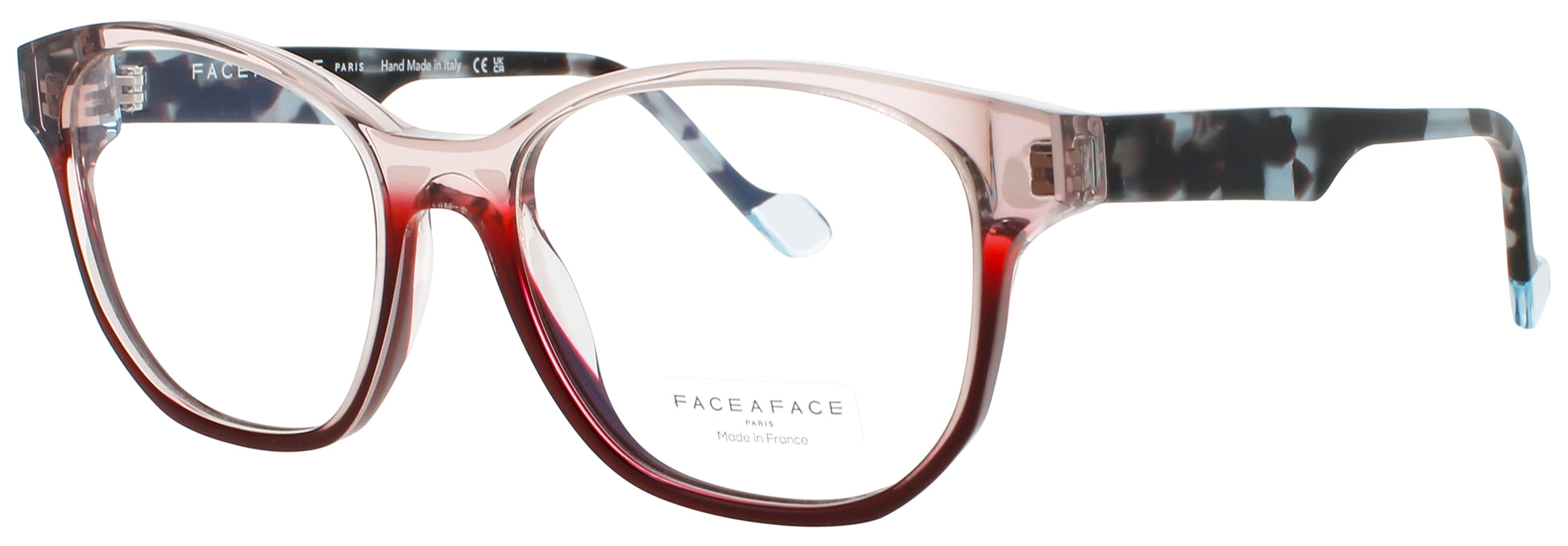 FACE A FACE BLAKE 2 Frame GRADIENT CRYSTAL TO RED Lens DEMO