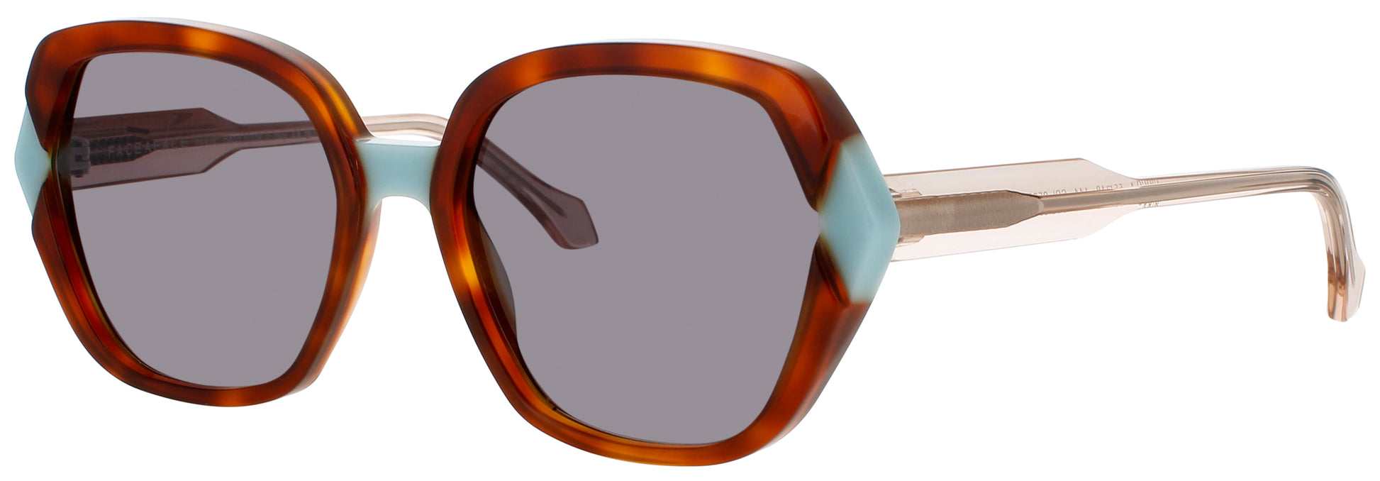 FACE A FACE GIOCO 1 Frame TORTOISE DEMI BLONDE Lens GREY