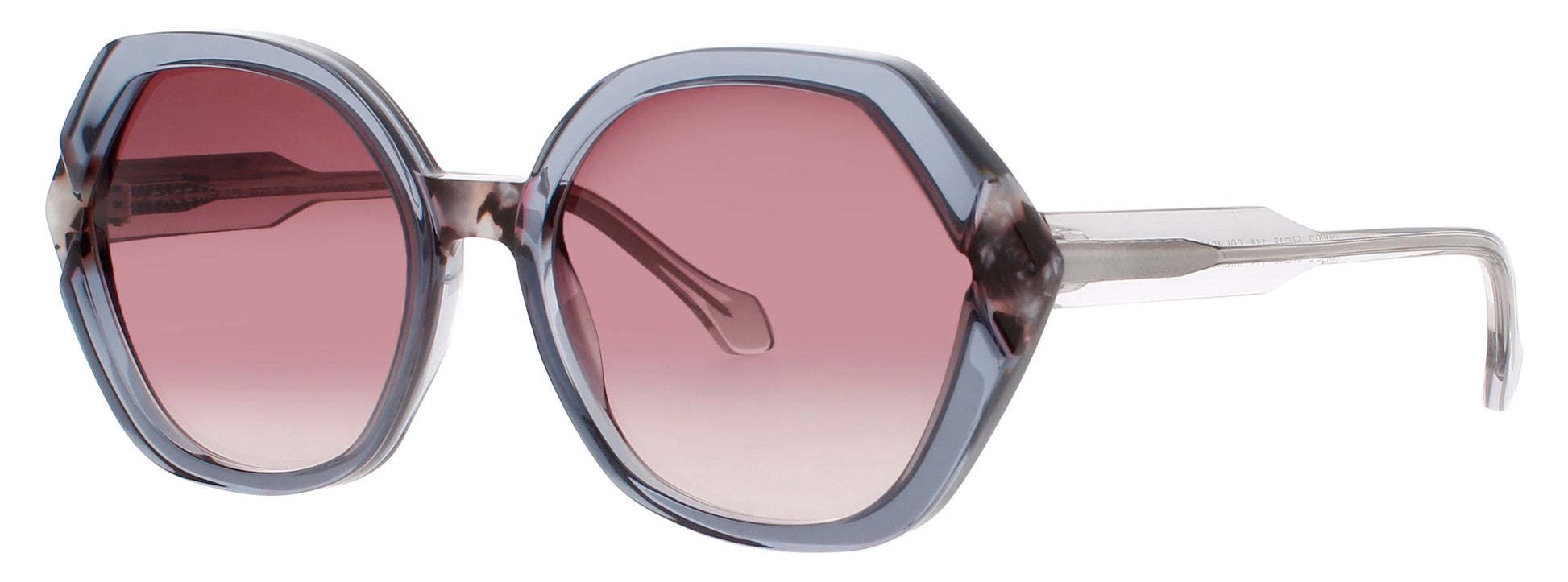 FACE A FACE GIOCO 2 Frame BLUE GREY Lens ROSE GRADIENT