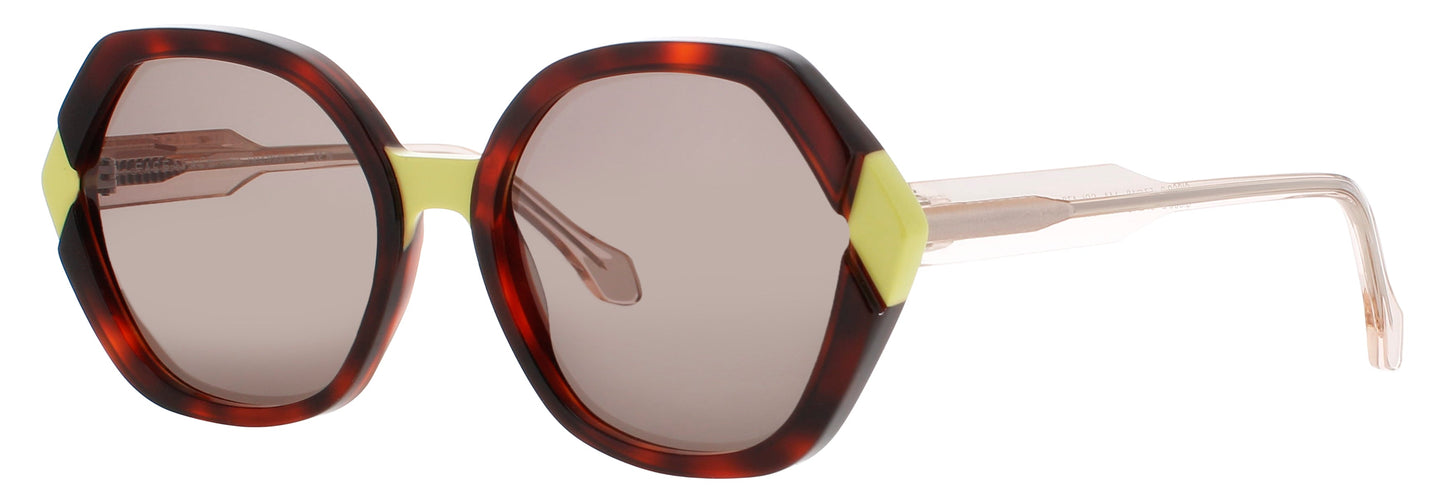 FACE A FACE GIOCO 2 Frame ORANGE TORTOISE Lens BROWN