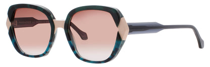 FACE A FACE GIOCO 1 Frame BLUE GREY GRANITE Lens BROWN GRADIENT