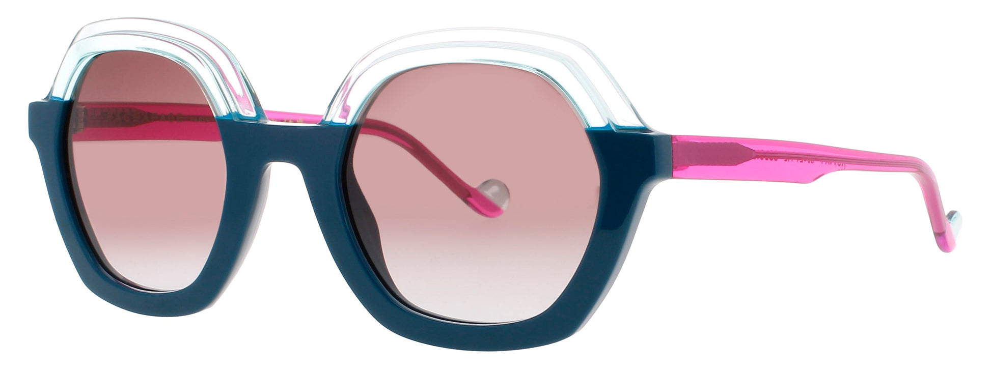 FACE A FACE NOVVA 1 Frame BERMUDES GREEN TRANSPARENT Lens BROWN GRADIENT