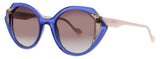 FACE A FACE STELLA 2 Frame ULTRA BLUE TRANSPARENT Lens BROWN GRADIENT