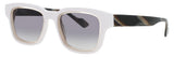 FACE A FACE SHADOW 2 Frame WHITE / TRANSPARENT BRONZE Lens GRADIENT LIGHT GREY