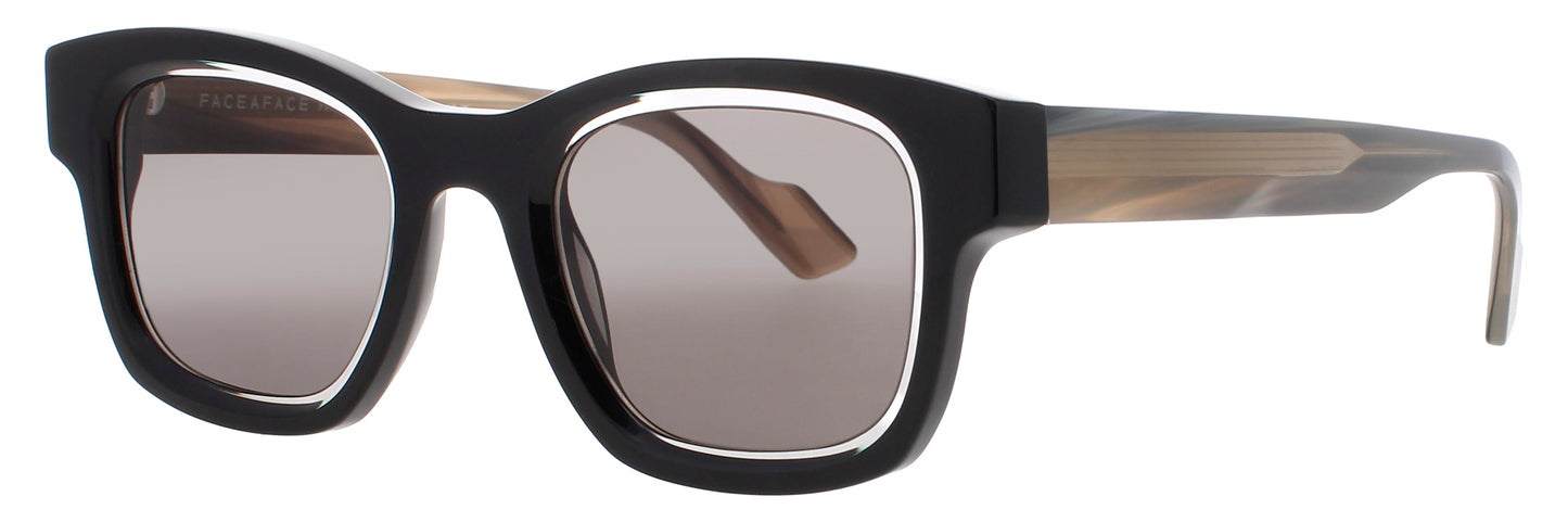 FACE A FACE SHADOW 1 Frame GREY TRANSPARENT Lens BROWN TINT