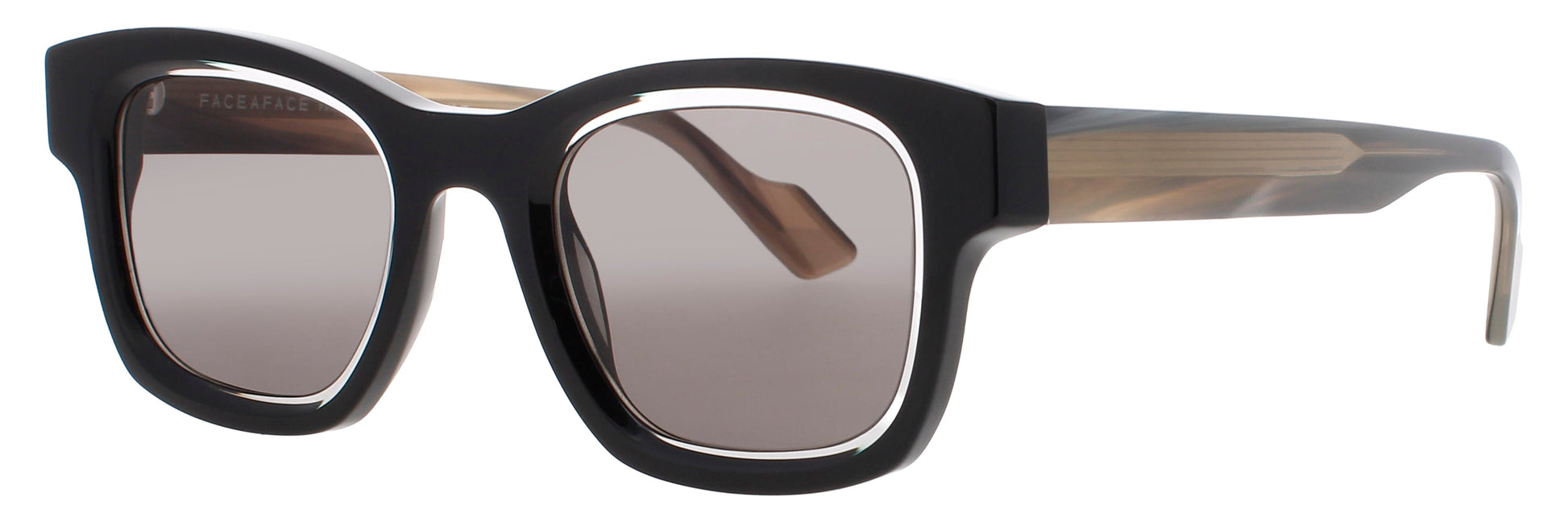 FACE A FACE SHADOW 1 Frame GREY TRANSPARENT Lens BROWN TINT