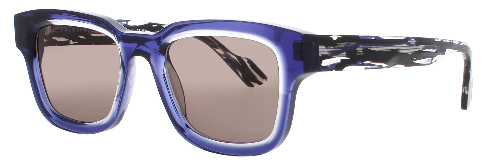 FACE A FACE SHADOW 2 Frame CRYSTAL Lens GREEN TINT