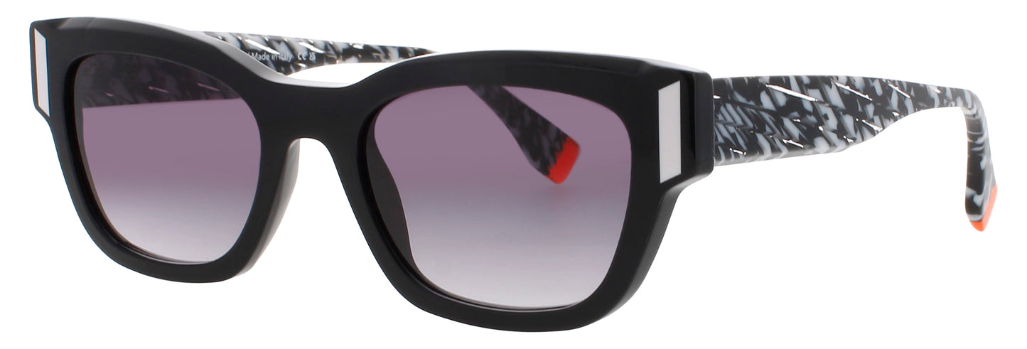 FACE A FACE VERSO 1 Frame BLACK Lens BLUE GRADIENT