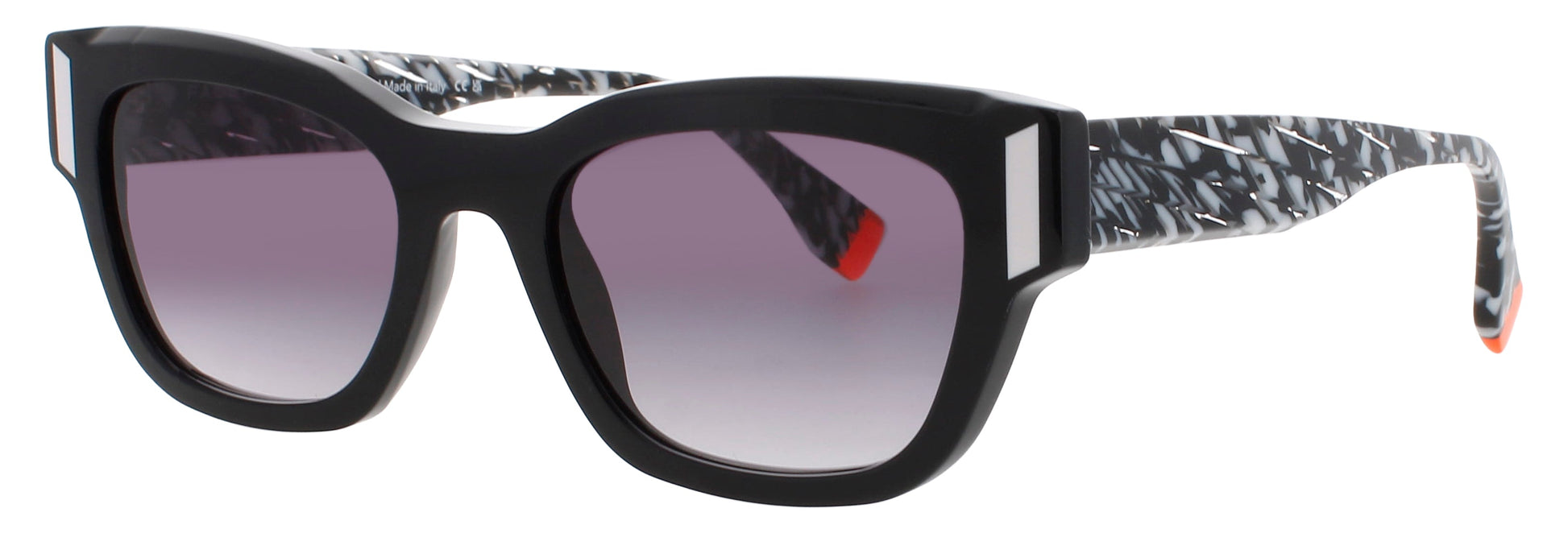 FACE A FACE VERSO 1 Frame BLACK Lens BLUE GRADIENT
