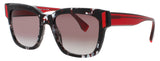 FACE A FACE VERSO 2 Frame TORTOISE ACAJOU BLUE Lens ROSE GRADIENT