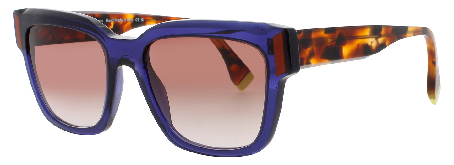 FACE A FACE VERSO 2 Frame INK BLUE Lens BROWN GRADIENT