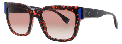 FACE A FACE VERSO 2 Frame CASSIS TORTOISE Lens BROWN GRADIENT