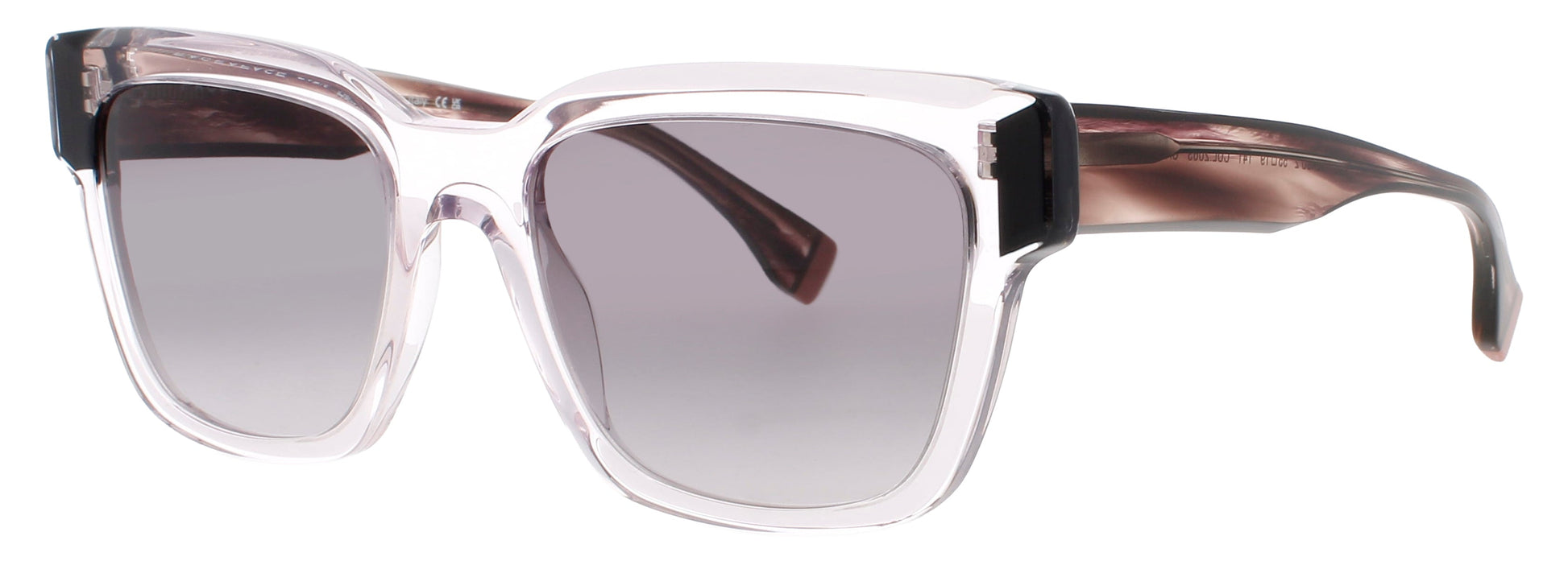 FACE A FACE VERSO 2 Frame PINK CRYSTAL Lens GREY TINT