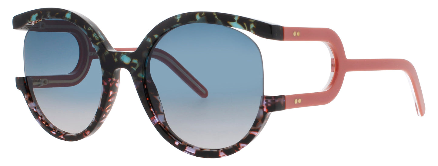 FACE A FACE AALTO 1 Frame TORTOISE DUO MAUVE Lens BLUE GRADIENT