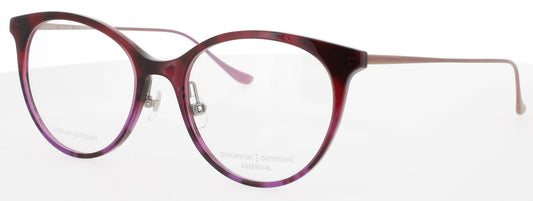 PRODESIGN CONICAL 1 N Frame BURGUNDY GRADIENT Lens DEMO