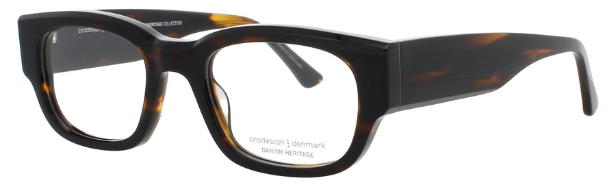 PRODESIGN CUT-1 Frame SHINY HAVANA BROWN Lens DEMO