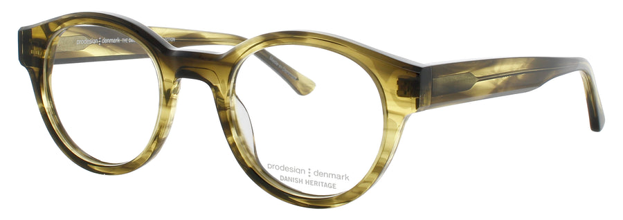 PRODESIGN CUT-3 Frame DEMI OLIVE Lens DEMO