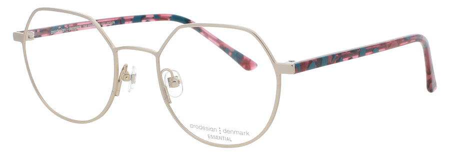 PRODESIGN PRIM-2 Frame MATTE GOLD Lens DEMO