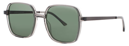 PRODESIGN EXTRUSION-2 Frame GREY TRANSPARENT Lens GREEN TINT