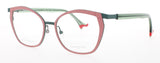 OPEN BOX BOCCA COCTO 3 Frame PINK / GREEN Lens DEMO