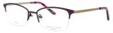 PRODESIGN BOW-1 Frame MATTE PLUM Lens DEMO
