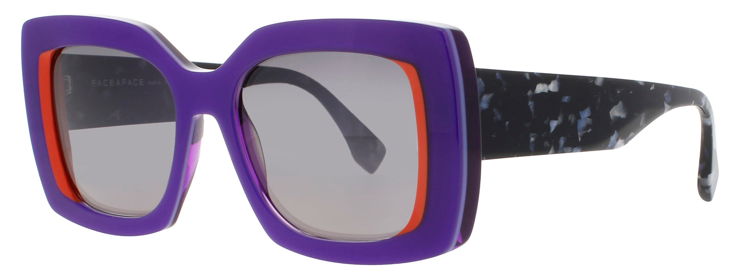 FACE A FACE ASHOKA 2 Frame INTENSE PURPLE Lens SMOKE
