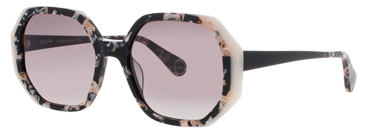 WOOW SUPER-VISION-2 Frame BLACK AND ROSE MARBLE Lens GREY GRADIENT