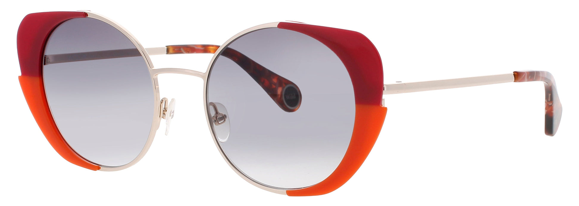 WOOW SUPER-WILD-1 Frame SOLID RASPBERRY Lens GREY GRADIENT
