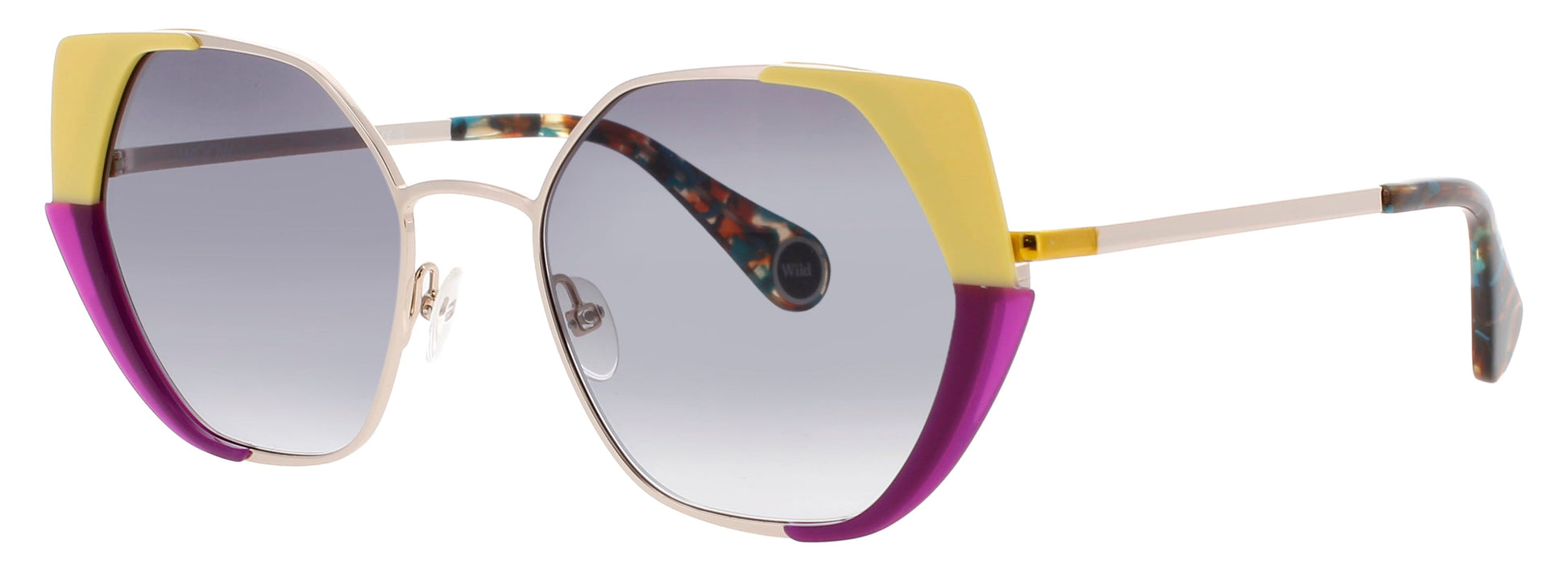 WOOW SUPER-WILD-2 Frame OPAQUE NEON VIOLET Lens GREY GRADIENT