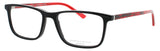 PRODESIGN 3658 Frame BLACK/RED Lens DEMO