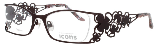 PRODESIGN IRIS-1 Frame MATTE BURGUNDY Lens DEMO
