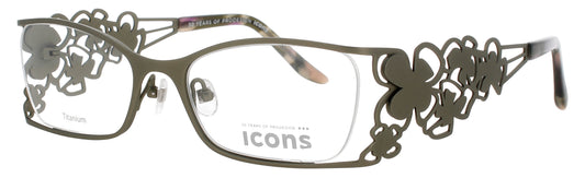 PRODESIGN IRIS-1 Frame MATTE OLIVE Lens DEMO