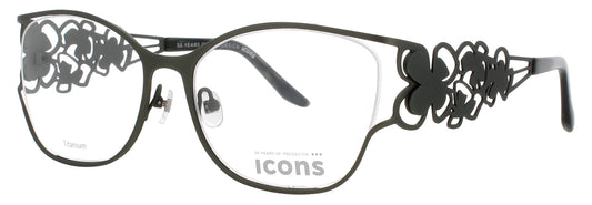 PRODESIGN IRIS-2 Frame MATTE GREY Lens DEMO
