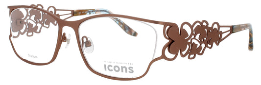 PRODESIGN IRIS-3 Frame MATTE BROWN Lens DEMO