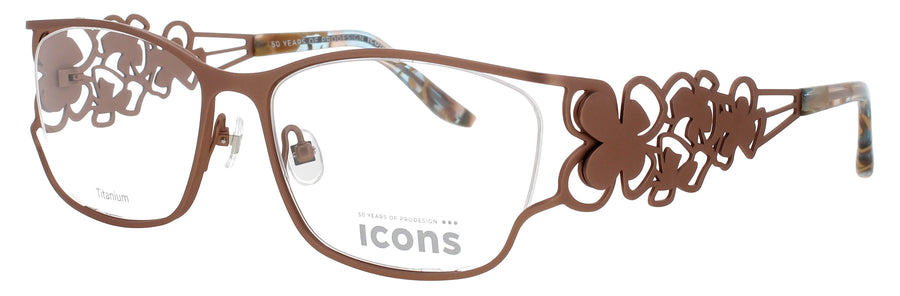 PRODESIGN IRIS-3 Frame MATTE BROWN Lens DEMO