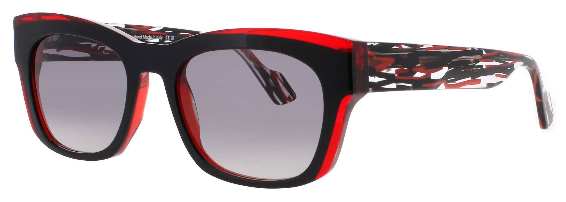 FACE A FACE SHIRO-1 Frame BLACK/RED Lens GREY TINT