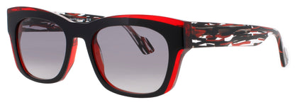 FACE A FACE SHIRO-1 Frame BLACK/RED Lens GREY TINT