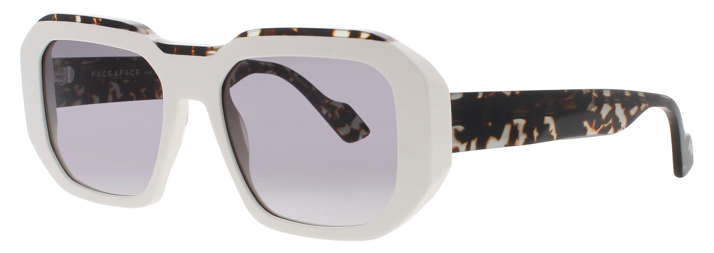 FACE A FACE SHIRO 3 Frame WHITE Lens GREY GRADIENT
