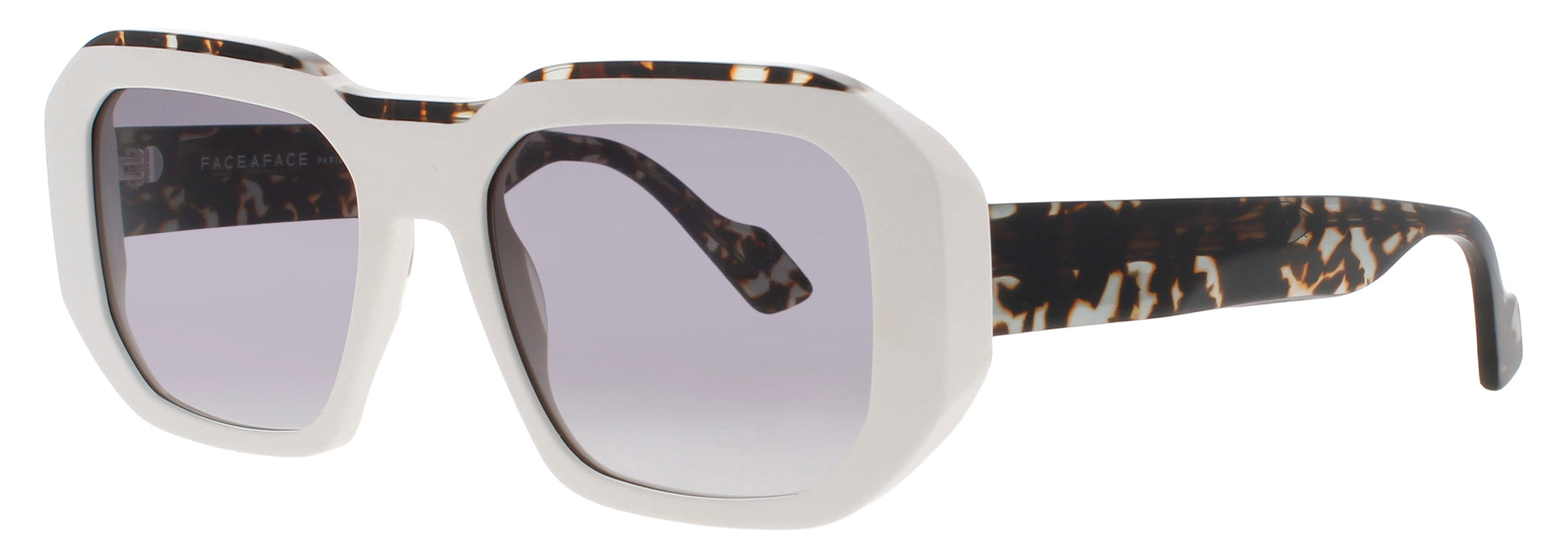 FACE A FACE SHIRO 3 Frame WHITE Lens GREY GRADIENT